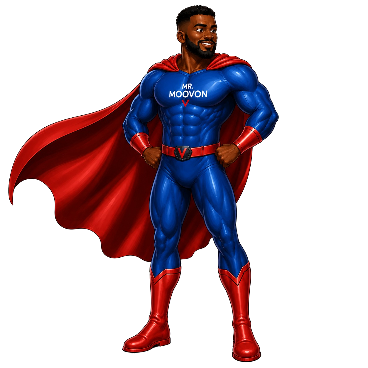Mr. Moovon, the Moovon SpreadPay character, ready to help