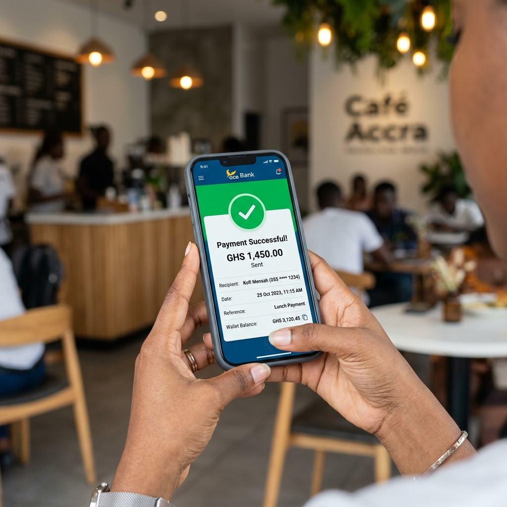 Faster Payments mobile app screen